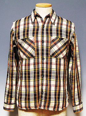 フラットヘッド　ネルシャツ